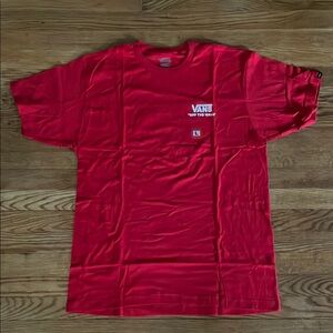 Vans Red Men's Happy Holidays T-Shirt NWT